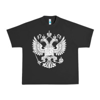 Pigment Black russian double headed eagle for a russia fan gift t shirt Urban Heavy Tee - PixelFlow