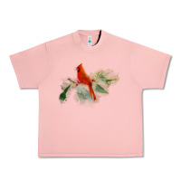 Salmon wild red cardinal bird long sleeve Urban Heavy Tee - PixelFlow