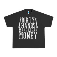 Pigment Black dirty hands make clean money t shirt wrench mechanic gift Urban Heavy Tee - PixelFlow