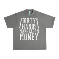 Tornado dirty hands make clean money t shirt wrench mechanic gift Urban Heavy Tee - PixelFlow