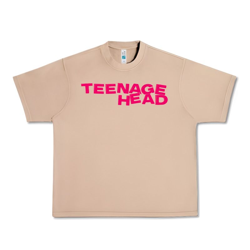 Teenage Head Print (pink) Plain Urban Heavy Tee by PixelFlow | Teevron