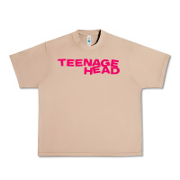Burro Teenage Head Print (Pink) Plain Urban Heavy Tee - PixelFlow