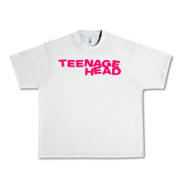 Lunar Rock Teenage Head Print (Pink) Plain Urban Heavy Tee - PixelFlow