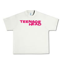 Pistachio Teenage Head Print (Pink) Plain Urban Heavy Tee - PixelFlow