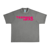 Tornado Teenage Head Print (Pink) Plain Urban Heavy Tee - PixelFlow