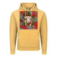 Vintage Mustard Christmas merino Vintage Hoodie - BarkalooDesign