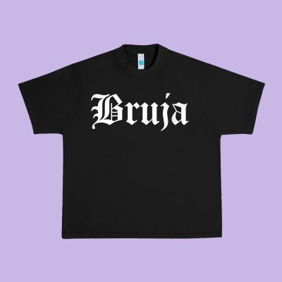 Womens Bruja Old English Chola Witchy V Neck T Shirt Urban Heavy Tee Designed By Pixelflow