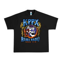 Black Kppx Rebel Radio Urban Heavy Tee - PixelFlow