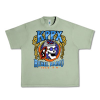 Oil Green Kppx Rebel Radio Urban Heavy Tee - PixelFlow