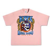 Salmon Kppx Rebel Radio Urban Heavy Tee - PixelFlow