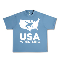 Pebble Blue usa power united states Urban Heavy Tee - PixelFlow