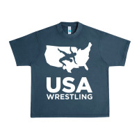 Midnight Navy usa power united states Urban Heavy Tee - PixelFlow