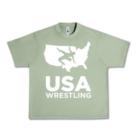 Oil Green usa power united states Urban Heavy Tee - PixelFlow