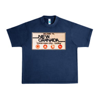 Navy welcome to new granada! Urban Heavy Tee - PixelFlow