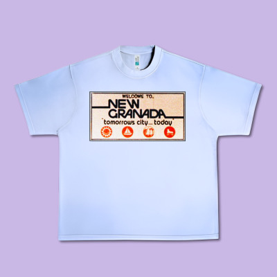 Welcome To New Granada! Urban Heavy Tee Designed By Pixelflow