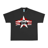 Pigment Black Old Rock 1976 Clash Urban Heavy Tee - PixelFlow