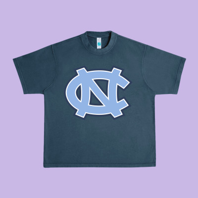 Unc Tar Heels Urban Heavy Tee Designed By Pixelflow