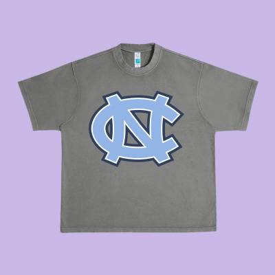 Unc Tar Heels Urban Heavy Tee Designed By Pixelflow