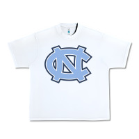 White unc tar heels Urban Heavy Tee - PixelFlow
