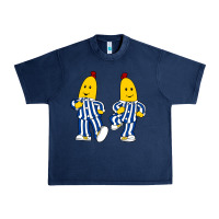 Navy bananas double Urban Heavy Tee - PixelFlow