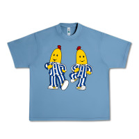 Pebble Blue bananas double Urban Heavy Tee - PixelFlow