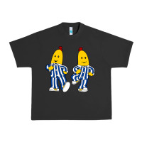 Pigment Black bananas double Urban Heavy Tee - PixelFlow