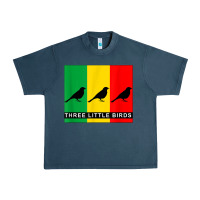 Midnight Navy THREE LITTLE BIRDS Urban Heavy Tee - PixelFlow