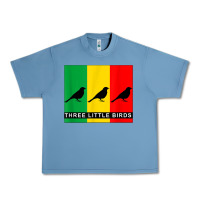 Pebble Blue THREE LITTLE BIRDS Urban Heavy Tee - PixelFlow
