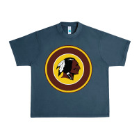 Midnight Navy the indian red skins clasic Urban Heavy Tee - PixelFlow