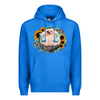 True Royal Sunflower Leopard Hedgehog Premium Hoodie - Jasminsmagicworld