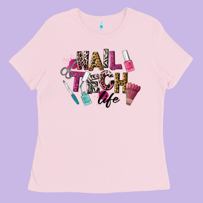 Nail Tech Life Ladies Tee Designed By Lillyallendesigns