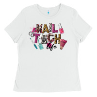 White Nail Tech Life Ladies Tee - LillyAllenDesigns
