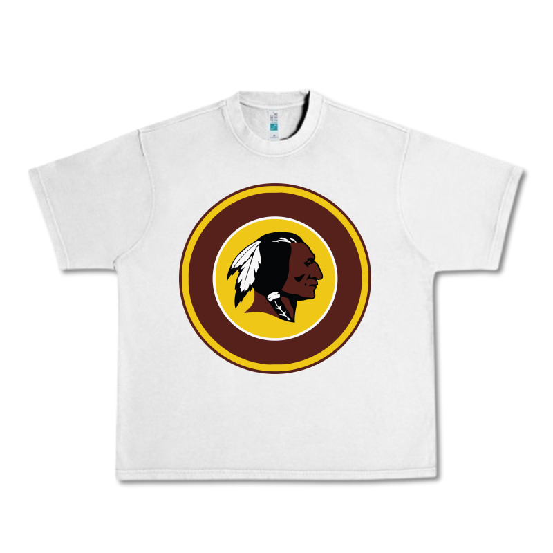 The Indian Red Skins Clasic Urban Heavy Tee by PixelFlow | Teevron
