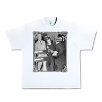 White Lee Harvey Oswald and the Jack Ru Urban Heavy Tee - PixelFlow