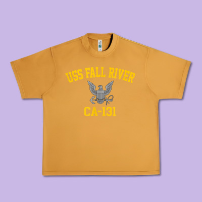 Uss Fall River Ca 131 Urban Heavy Tee Designed By Pixelflow