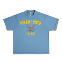 Pebble Blue uss fall river ca 131 Urban Heavy Tee - PixelFlow