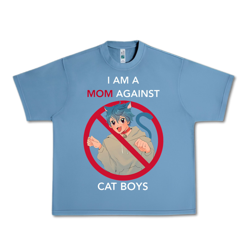 I Am A Mom Against Cat Boys Urban Heavy Tee by PixelFlow | Teevron