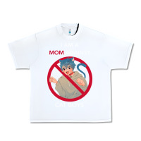 White i am a mom against cat boys Urban Heavy Tee - PixelFlow