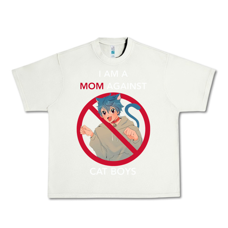 I Am A Mom Against Cat Boys Urban Heavy Tee by PixelFlow | Teevron