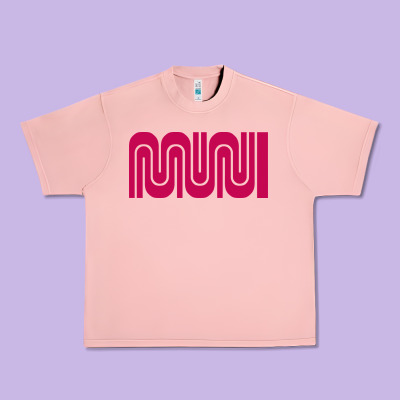Sf Muni Bart    Muni Urban Heavy Tee Designed By Pixelflow