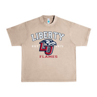 French Oak liberty university flames football lynchburg virginia sparky the eagle Urban Heavy Tee - PixelFlow
