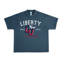 Midnight Navy liberty university flames football lynchburg virginia sparky the eagle Urban Heavy Tee - PixelFlow