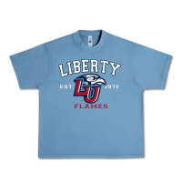 Pebble Blue liberty university flames football lynchburg virginia sparky the eagle Urban Heavy Tee - PixelFlow
