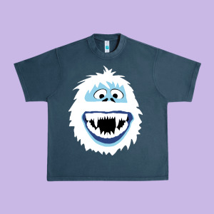 Bumble Face Urban Heavy Tee Designed By Pixelflow