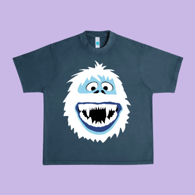 Bumble Face Urban Heavy Tee Designed By Pixelflow