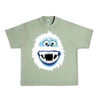 Oil Green bumble face Urban Heavy Tee - PixelFlow