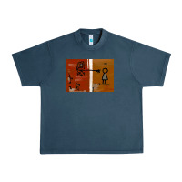 Midnight Navy It’s Always Sunny Painting Urban Heavy Tee - PixelFlow