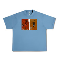 Pebble Blue It’s Always Sunny Painting Urban Heavy Tee - PixelFlow