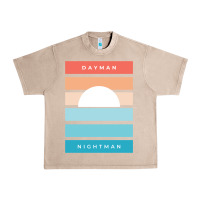 French Oak DAYMAN NIGHTMAN - It's Always Sunny Urban Heavy Tee - PixelFlow