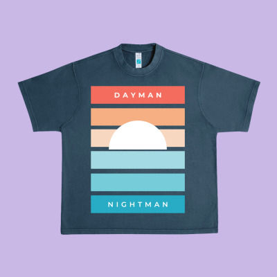 Dayman Nightman - It's Always Sunny Urban Heavy Tee Designed By Pixelflow